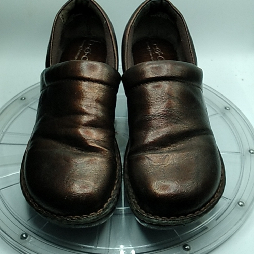 Boc bronze color nursing mules clogs comfort professional office shoes 8
